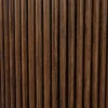 Ronde eettafel travertin walnoot - Dutchbone Arda