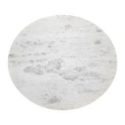 Ronde eettafel zwart met wit marmer - Kare Design Glenn
