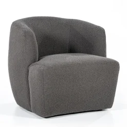 Ronde fauteuil boucle - Eleonora Charlotte