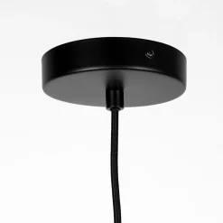 Ronde hanglamp zwart rotan - Zuiver Balance