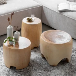 Ronde houten salontafel - Must Living Puro