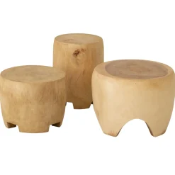 Ronde houten salontafel - Must Living Puro