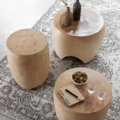 Ronde houten salontafel - Must Living Puro