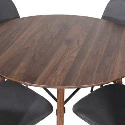 Ronde minimalistische houten eettafel - Lavis Plaza