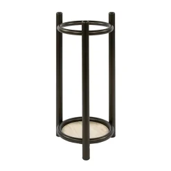 Ronde paraplubak met bronskleurig frame - Giani Luno