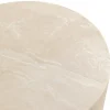 Ronde salontafel beige steen - Bodio Elsa