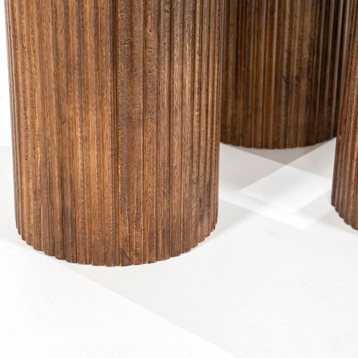 Ronde salontafel creme marmer - Eleonora Xavi