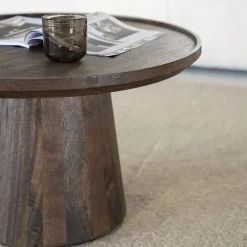 Ronde salontafel mangohout - Eleonora Ron