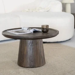 Ronde salontafel mangohout - Eleonora Ron