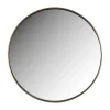 Ronde spiegel aluminium goud - Richmond Interiors Mammom