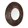 Ronde spiegel donker teak - Must Living Cosmos