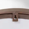 Ronde spiegel taupe bruin - Kare Design Arezzo Coffee
