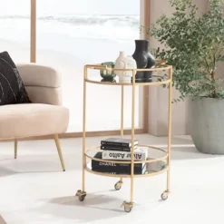 Ronde trolley goud - Kare Design Emilia