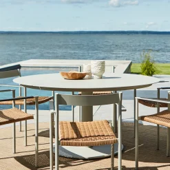 Ronde tuintafel aluminium 110 cm - Brafab Peace