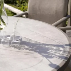 Ronde tuintafel betonlook - Brafab Samvaro