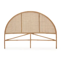 Rond rotan hoofdbord naturel - Kave Home Quiterie Round