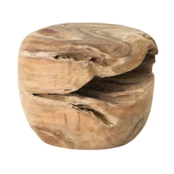 Rond tafeltje van teak hout - Must Living Bali