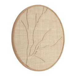 Rond wandpaneel jute beige - Must Living Jungle