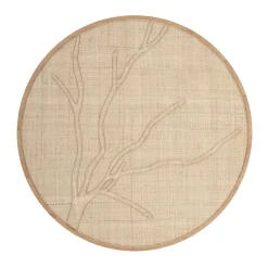 Rond wandpaneel jute beige - Must Living Jungle