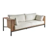 Rotan loungeset bank olefin teddy stof - Brafab Shell