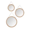 Rotan spiegel set rond - Must Living San Jose