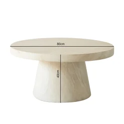 Salontafel beige steen - Bodio Zara