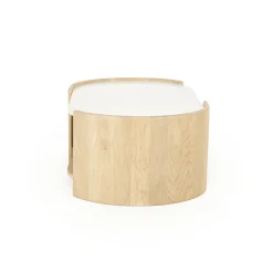 Salontafel eiken met wit marmer - Eleonora Don