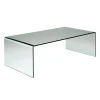 Salontafel gebogen glas 120 cm - Kare Design Clear Club