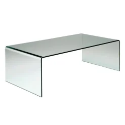 Salontafel gebogen glas 120 cm - Kare Design Clear Club
