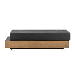 Salontafel hout en goud - Richmond Interiors Cambon