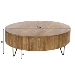 Salontafel hout - Giani Wave