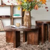 Salontafel hout met tegeltjes - By-Boo TiledUp