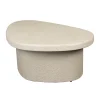 Salontafel kiezel vorm wit - Dutchbone Veda