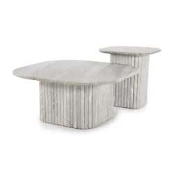 Salontafel marmer latjes - By-Boo Dorique