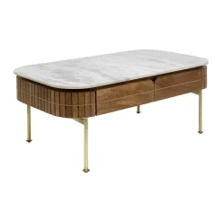 Salontafel marmer met lades - Kare Design Grace