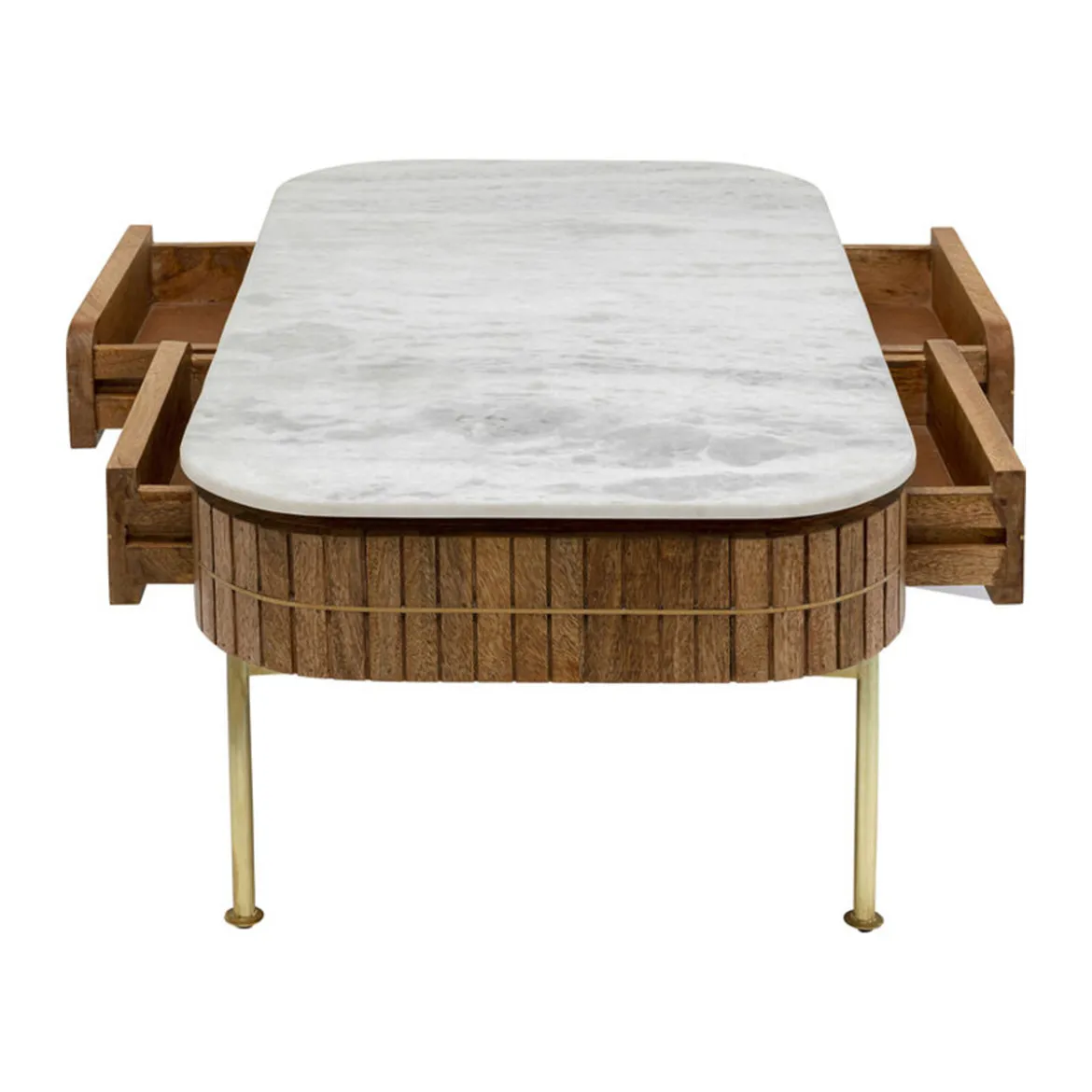 Salontafel marmer met lades - Kare Design Grace