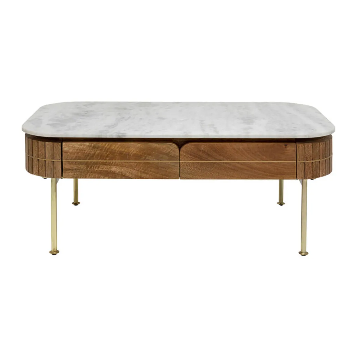 Salontafel marmer met lades - Kare Design Grace