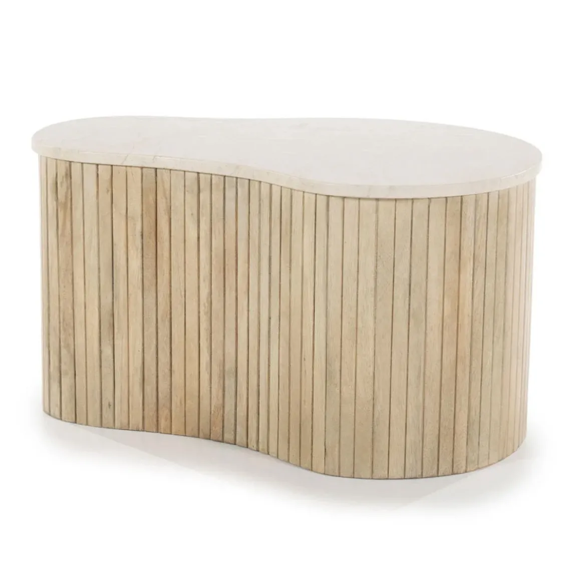 Salontafel met beige marmer blad - Eleonora Kira