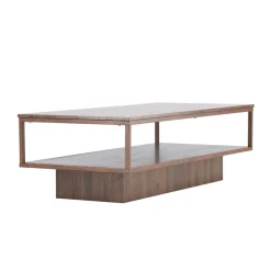 Salontafel met houten frame - Lavis Maglehem