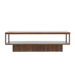 Salontafel met houten frame - Lavis Maglehem