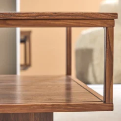 Salontafel met houten frame - Lavis Maglehem