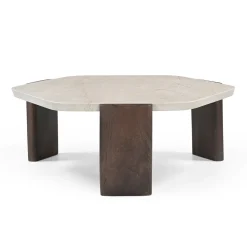 Salontafel met marmeren blad - Bodio Novelle