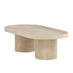 Salontafel met travertin-look - Lavis Krille
