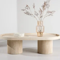 Salontafel met travertin-look - Lavis Krille