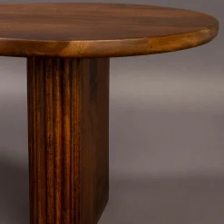 Salontafel organische vorm walnoot - Dutchbone Tilon