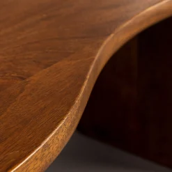 Salontafel organische vorm walnoot - Dutchbone Tilon