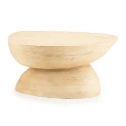 Salontafel organisch hout - By-Boo Cobble
