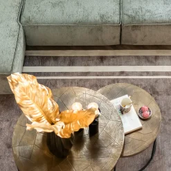 Salontafel set goud geborsteld - Richmond Interiors Tulum