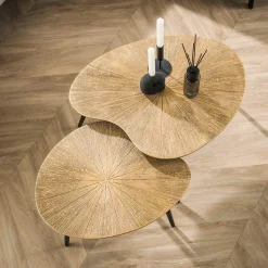Salontafel set niervormig goud - Giani Ray Metal