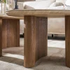 Salontafelset organisch hout en travertin - Giani Romano